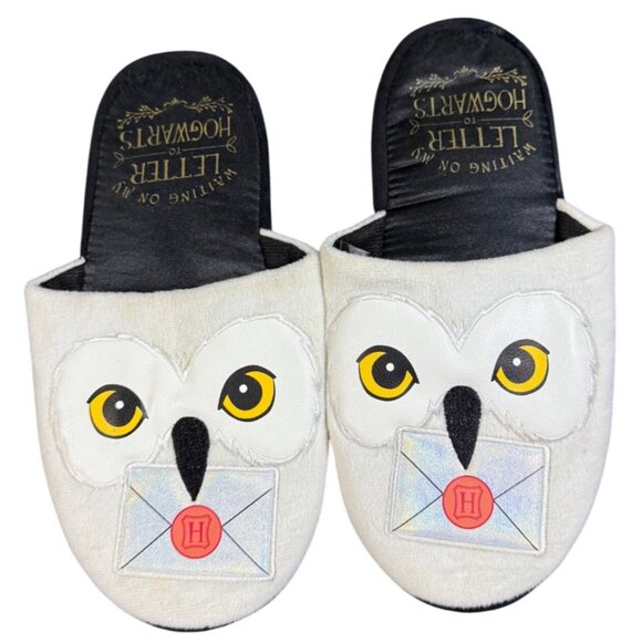 Harry Potter Hedwig Owl Slippers Womens Size Small/Medium W6-9 Bioworld M5-8 - Picture 1 of 8